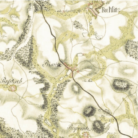I.vojensk mapovn - Josefsk - detail